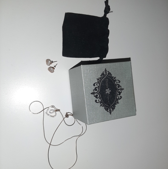 bittersweet Jewelry Bittersweet Rose Gold Heart Earrings And